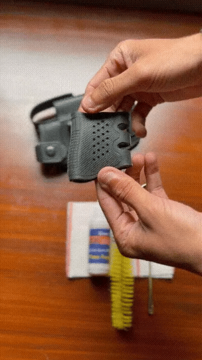 3-in-1 Deal: Leather Inner-Outer Holster Cleaning Kit and Silicone Rubber Grip!