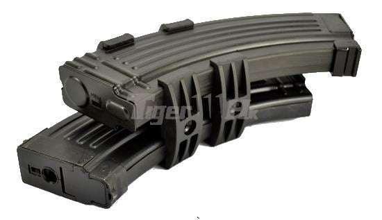 Eaiming Double Magazine Clip for AK47 | Airsoft Two Magazines Holding Polymer Clips