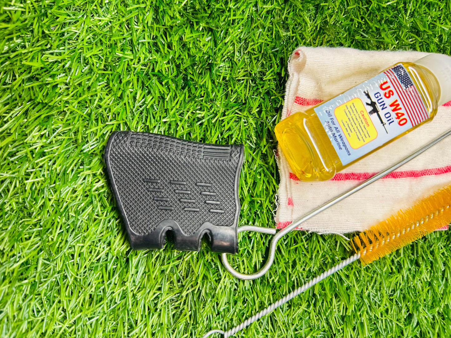 3-in-1 Deal: Leather Inner-Outer Holster Cleaning Kit and Silicone Rubber Grip!