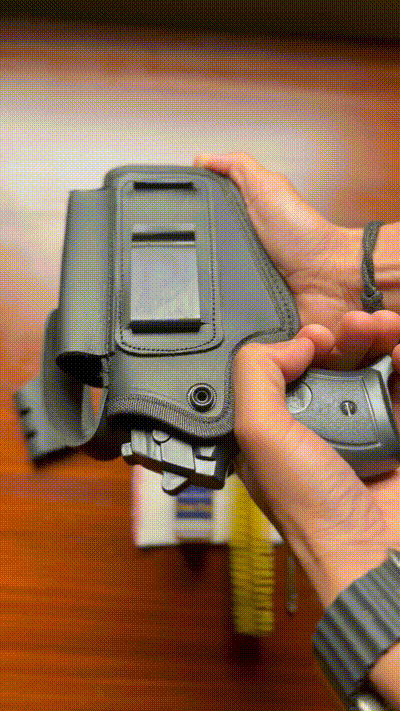 3-in-1 Deal: Leather Inner-Outer Holster Cleaning Kit and Silicone Rubber Grip!