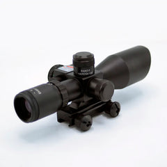 M9 2.5-10×40 RED/GREEN MIL-DOT OPTICS RIFLESCOPE SIGHT + RED LASERSIGHT