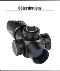 MARCH 3X28IR OPTIC AMG HD GEN I-H RIFLESCOPE ILLUMINATED