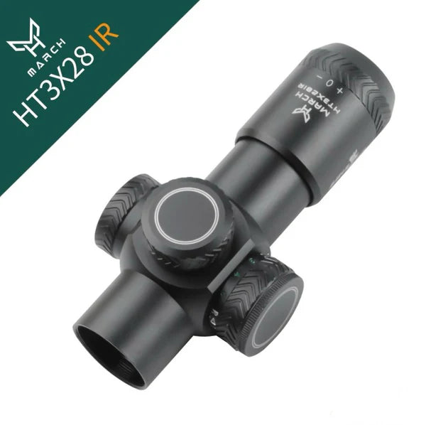 MARCH 3X28IR OPTIC AMG HD GEN I-H RIFLESCOPE ILLUMINATED